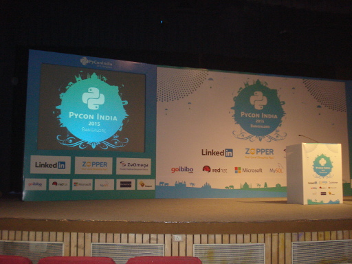 PyCon India 2015 stage